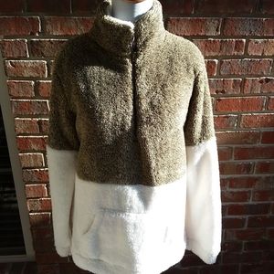 Serpa pullover half zip jacket